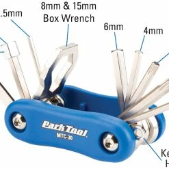 Park Tool Outil De Pliage Miniature MTC-30 -Magasin de nettoyants Ballistol 4001981 ParkTool MTC 30 open