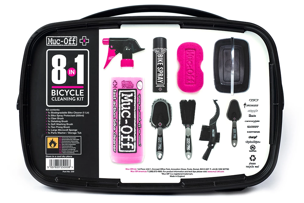 Muc-Off Kit De Nettoyage De Bicyclette 8 En 1 1 Muc-Off Kit De Nettoyage De Bicyclette 8 En 1