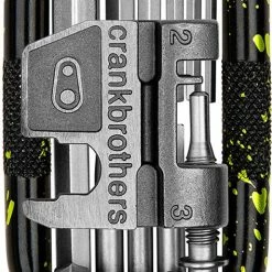 Crankbrothers Multi-17 Multitool Splatter Limited Edition -Magasin de nettoyants Ballistol CrankBrothers M17 Splatter Limited Edition 16681CB black green