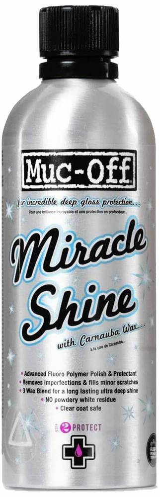 Muc-Off Miracle Shine Polish And Protectant 500ml 1 Muc-Off Miracle Shine Polish And Protectant 500ml