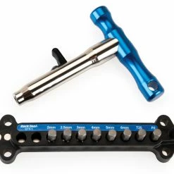 Park Tool Jeu De Clés à Embouts à Changement Rapide Avec Poignée En T, Embouts Incl. QTH-1