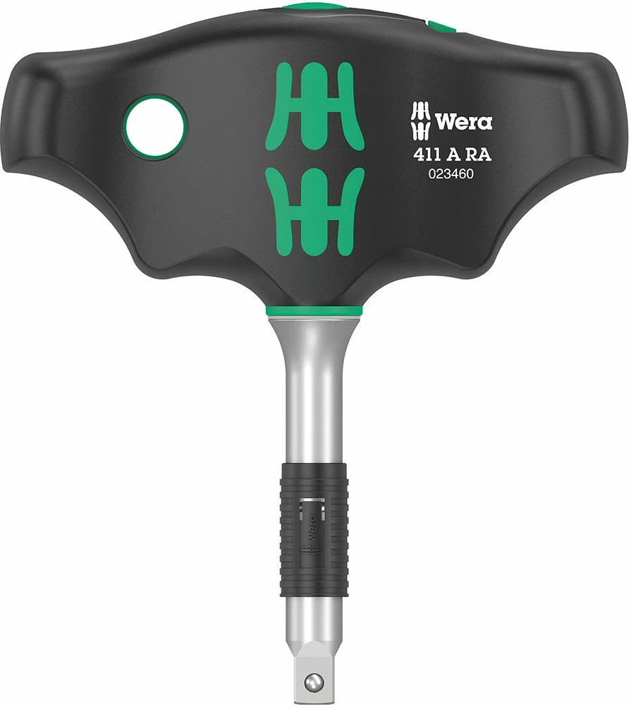 Wera 411 A RA Tournevis Adaptateur à Manche En T Avec Fonction Cliquet, 1/4" 1 Wera 411 A RA Tournevis Adaptateur à Manche En T Avec Fonction Cliquet, 1/4"