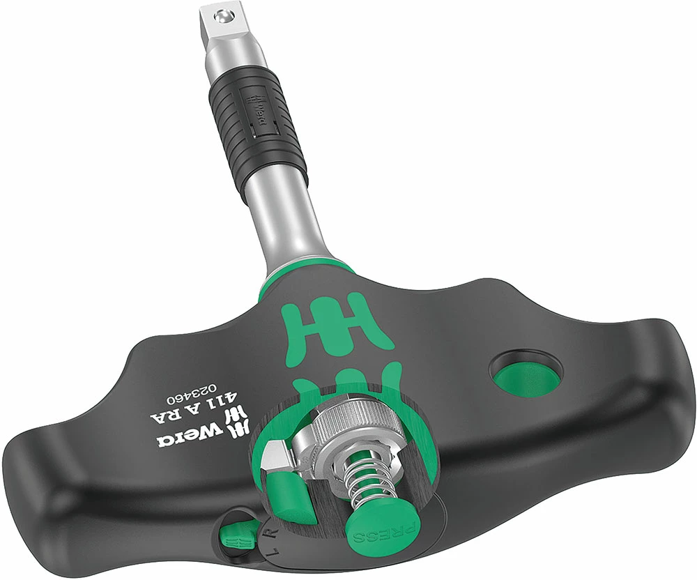 Wera 411 A RA Tournevis Adaptateur à Manche En T Avec Fonction Cliquet, 1/4" 2 Wera 411 A RA Tournevis Adaptateur à Manche En T Avec Fonction Cliquet, 1/4" – Image 2