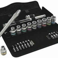 Wera 8100 SC 8 Jeu Cliquet Zyklop Metal (1/2")