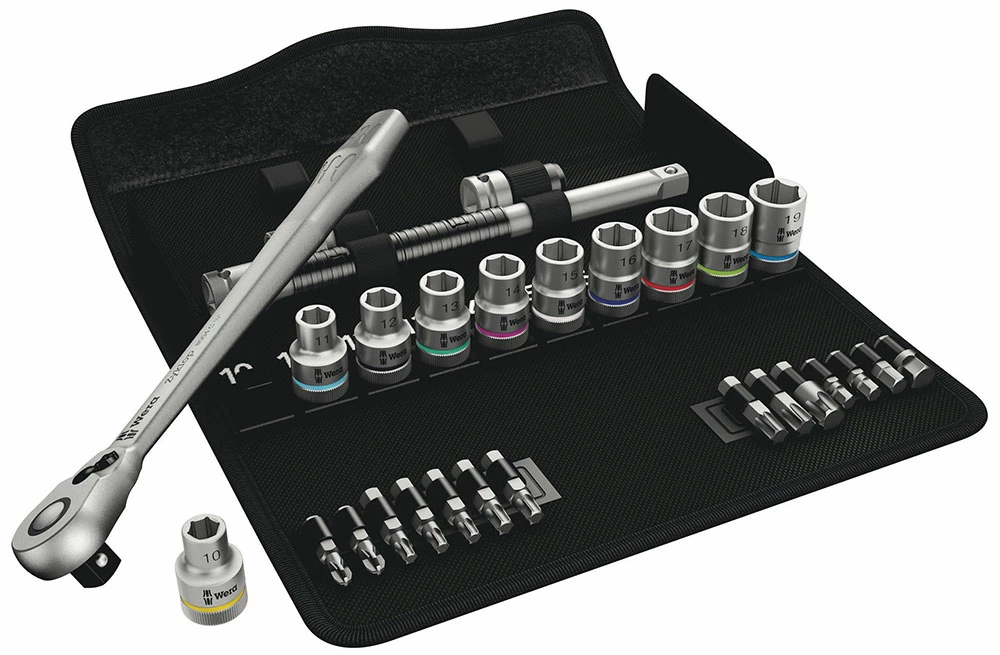 Wera 8100 SC 8 Jeu Cliquet Zyklop Metal (1/2") 1 Wera 8100 SC 8 Jeu Cliquet Zyklop Metal (1/2")