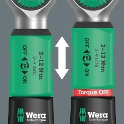 Wera Safe-Torque A1 - Clé Dynamométrique 1/4" (2-12Nm) 9 Wera Safe-Torque A1 - Clé Dynamométrique 1/4" (2-12Nm) -Magasin de nettoyants Ballistol Wera Safe Torque A1 05075800001 4